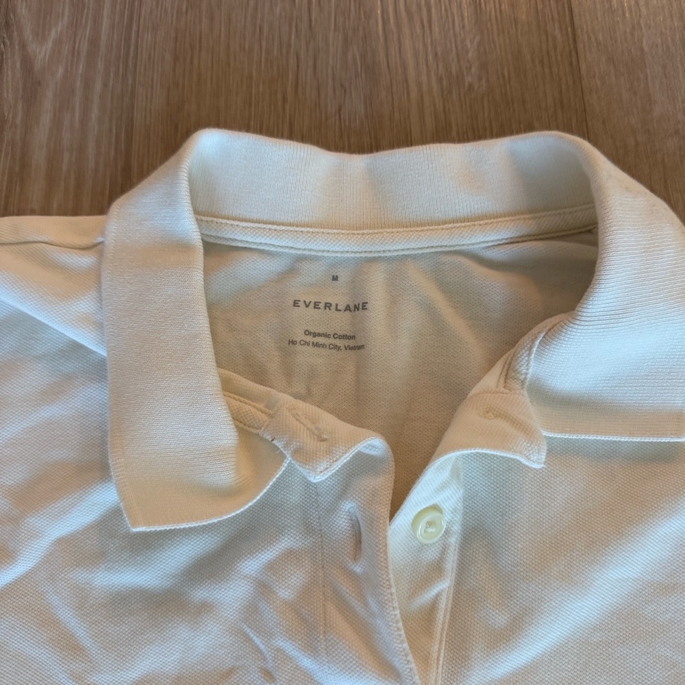 Everlane the Oversized Polo shirt White - Picture 2 of 4
